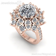jewelicious-1480-ring jóia printable de prata anel diamante brilhantes platina ouro moda beleza sterling brillant o cad quilate a da forma noivado anéis jóias 3d print model - Mito3D