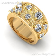 joia 1505 anel jóia joalheria ouro prata diamante imprimível jóias Casamento moda esterlina brilhante gema beleza impressão platina cafajeste quilate argolas 3d print model - Mito3D