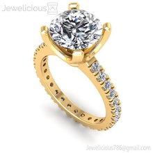 jewelicious-1586-ring jóia jóias ouro de prata anel diamante printable casamento da forma sterling brilhantes gem moda beleza brillant imprimir o cad quilate anéis 3d print model - Mito3D