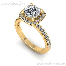 jewelicious-1595-ring Schmuck gem Platin gold Luxus engagement gold-ring Mode-ring sterling Diamant-ring genial bedruckbar ist Silber scheint Mode-Schönheit ring cad Karat Mode Ringe 3d print model - Mito3D
