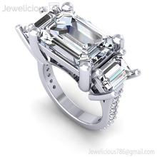 jewelicious-1607-ring mücevher takı altın Gümüş yüzük elmas yazdırılabilir düğün nişan gem parlak sterling yüzüğü moda güzellik cad karat 3d print model - Mito3D