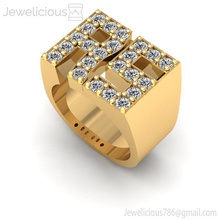 jewelicious-1610-ring jóia jóias ouro de prata anel diamante printable casamento o engajamento gem sterling da forma moda beleza brilhantes noivado cad quilate anéis 3d print model - Mito3D