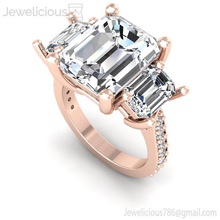 jewelicious-1655-ring mücevher takı altın Gümüş yüzük elmas yazdırılabilir düğün nişan moda platin parlak gem güzellik yüzüğü cad karat 3d print model - Mito3D