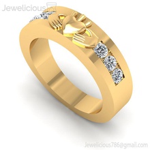 jewelicious-1656-ring jewel jewelry gold silver ring diamond printable jewellery wedding fashion gem beauty engagement carat cad rings 3d print model - Mito3D