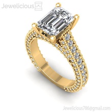 jewelicious-1669-ring Juwel Schmuck gold Silber ring diamond bedruckbar ist Hochzeit engagement gem genial Mode-Schönheit gold-ring Mode-ring Diamant-ring sterling cad Karat Ringe 3d print model - Mito3D