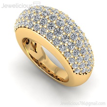 jewelicious-1781-ring jóia jóias ouro de prata anel diamante printable casamento o engajamento da forma sterling moda beleza cad quilate brilhantes anéis 3d print model - Mito3D