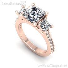 jewelicious-1782-ring joya la joyería de oro plata anillo el diamante imprimible brillante gem compromiso boda cad carat los anillos moda y belleza sterling 3d print model - Mito3D