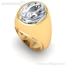 jewelicious-1788-ring gold silver printable jewelry shining luxury platinum gem brilliant diamond ring sterling fashion beauty engagement jewel cad carat rings 3d print model - Mito3D