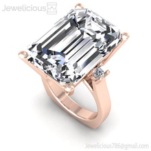 jewelicious-1843-ring joya de oro la plata anillo imprimible joyería compromiso gem moda sterling diamante y belleza brillante cad carat el platino los anillos 3d print model - Mito3D