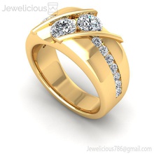 jewelicious-1854-ring Schmuck gold gem Platin Diamant-ring genial Silber sterling bedruckbar ist Karat Mode-Schönheit engagement ring Juwel gold-ring cad Ringe 3d print model - Mito3D