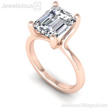 jewelicious-1892-ring mücevher gem nişan düğün elmas yazdırılabilir Gümüş yüzük altın moda güzellik parlak cad karat takı 3d print model - Mito3D