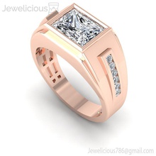 jewelicious-1905-ring jóia gem o engajamento de casamento jóias diamante printable anel prata ouro da forma moda beleza brilhantes cad quilate a anéis 3d print model - Mito3D