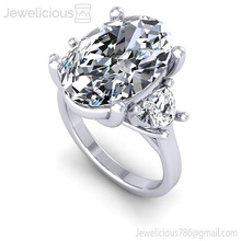 jewelicious-1922-ring jóia gem o engajamento de casamento jóias diamante printable anel prata ouro da forma moda beleza brilhantes cad quilate a anéis 3d print model - Mito3D