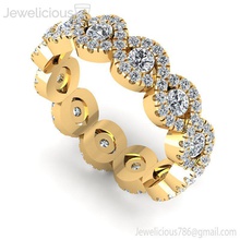 jewelicious-1927-ring jóia gem o engajamento de casamento jóias diamante printable anel prata ouro da forma moda beleza brilhantes cad quilate a anéis 3d print model - Mito3D