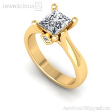 jewelicious-1931-ring mücevher gem nişan düğün elmas yazdırılabilir yüzük Gümüş altın moda güzellik parlak cad karat takı 3d print model - Mito3D