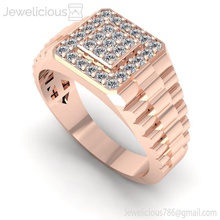 jewelicious-1941-ring joya gem compromiso de la boda joyería el diamante imprimible anillo plata oro moda y belleza brillante cad carat los anillos 3d print model - Mito3D