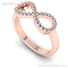 jewelicious-2000-ring mücevher gem nişan düğün elmas yazdırılabilir yüzük Gümüş altın moda güzellik parlak cad karat takı 3d print model - Mito3D