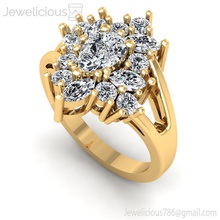 jewelicious-2017-ring jóia gem o engajamento de casamento jóias diamante printable anel prata ouro da forma moda beleza brilhantes cad quilate a anéis 3d print model - Mito3D