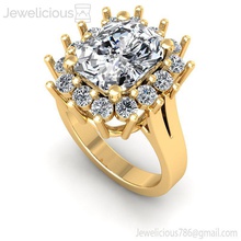 joia 2072 anel jóia gema brilhante prata platina brilhando ouro moda beleza diamante imprimível noivado cafajeste quilate argolas joalheria 3d print model - Mito3D