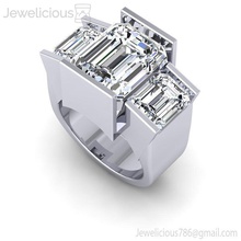 anel 2076 joias jóia gema noivado Casamento jóias diamante imprimível prata ouro moda beleza brilhante cafajeste quilate joalheria argolas 3d print model - Mito3D