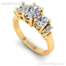 joia 2079 anel jóia gema noivado Casamento jóias diamante imprimível prata ouro moda beleza brilhante cafajeste quilate joalheria argolas 3d print model - Mito3D