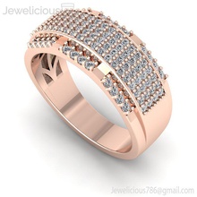 gioiello 2112 anello gemma brillante oro diamante squillare stampabile argento moda bellezza Fidanzamento sterlina cad carati gioielleria anelli 3d print model - Mito3D