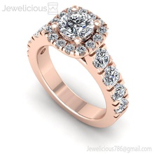 joia 2115 anel jóia gema noivado Casamento jóias diamante imprimível prata ouro moda beleza cafajeste quilate argolas joalheria 3d print model - Mito3D