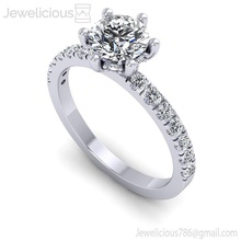 joia 2141 anel jóia gema noivado Casamento jóias diamante imprimível prata ouro moda beleza brilhante cafajeste quilate joalheria argolas 3d print model - Mito3D
