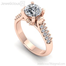 Juwelen 2146 Ring Juwel Engagement Hochzeit Schmuck Diamant druckbar Silber Gold Mode Schönheit brillant cad Karat Ringe 3d print model - Mito3D