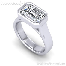 Juwelen 2169 Ring Juwel Engagement Hochzeit Schmuck Diamant druckbar Silber Gold Mode Schönheit cad brillant Karat Ringe 3d print model - Mito3D