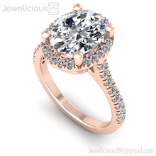 joya 2205 anillo compromiso Boda joyería diamante imprimible plata oro Moda libra esterlina belleza brillante canalla quilate anillos 3d print model - Mito3D