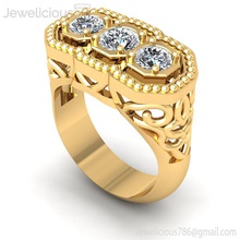 joia 2249 anel jóia gema noivado Casamento jóias diamante imprimível prata ouro moda beleza brilhante cafajeste quilate joalheria argolas 3d print model - Mito3D