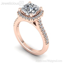 Juwelen 2256 Ring Juwel Engagement Hochzeit Schmuck Diamant druckbar Silber Gold Mode Schönheit brillant cad Karat Ringe 3d print model - Mito3D