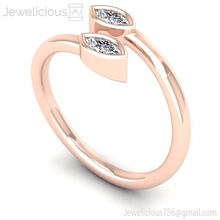 gioiello 2265 anello gemma Fidanzamento nozze gioielleria diamante stampabile squillare argento oro moda bellezza brillante cad carati anelli 3d print model - Mito3D