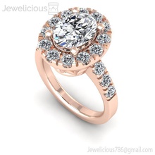 gioiello 2303 anello gemma Fidanzamento nozze gioielleria diamante stampabile squillare argento oro moda bellezza brillante cad carati anelli 3d print model - Mito3D