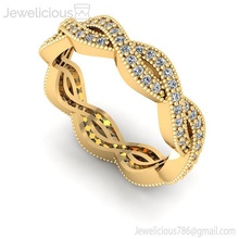 jewelicious 554 ring oro nozze gruppo musicale diamanti gioielleria gemma splendente argento stampabile diamante squillare brillante sterlina moda gioiello lusso bianca anelli 3d print model - Mito3D