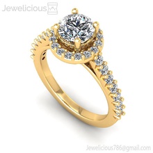 jewelicious-698-ring la joyería gem precioso el platino de oro lujo plata imprimible anillo diamante moda brillante dedo y belleza carat los anillos 3d print model - Mito3D