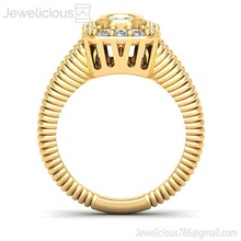 jewelicious 702 ring oval diamante compromiso anillo in rosa oro joyería joya lujo platino moda precioso brillante imprimible libra esterlina plata belleza quilate anillos 3d print model - Mito3D