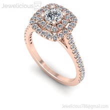 jewelicious-834-ring jóia jóias ouro de prata anel diamante printable casamento o engajamento quilate platina da forma sterling a moda gem dedo brilhantes anéis 3d print model - Mito3D
