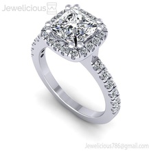 jewelicious-926-ring mücevher takı altın Gümüş yüzük elmas yazdırılabilir düğün nişan gem sterling moda platin parmak parlak güzellik 3d print model - Mito3D