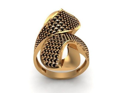 bijoux bague lightring or jointring gemme conception luxe platine argent diamant Annulaire Rolex bijou regarder anneaux 3d print model - Mito3D