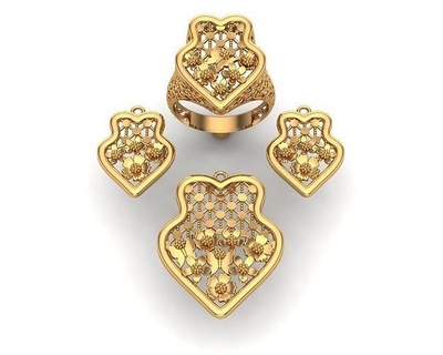 joalheria ouro 24k pingente brinco anel jóias gema casamento prata diamante brilhante pulseira joia branca flores argolas 3d print model - Mito3D