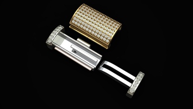 schmuck zubehör 10mm diamant armband sperren box braslate juwel braslatelock gold silber 3dprintable druckbar ausrüstung juwelen diamanten verschlüsse schließe armbänder 3d print model - Mito3D