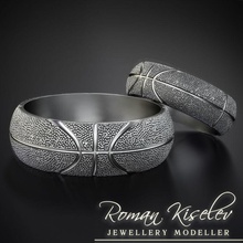 gioielleria pallacanestro nozze squillare 3dpriner cnc router oro argento fede gioiello stampabile anelli 3d print model - Mito3D