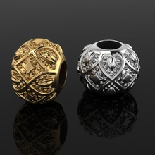jewelry charms 3d print model art wealth decoration metalwork design silver gold charm bead pandora other 3d print model - Mito3D