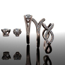 bijoux conception bague unique argent imprimable diamant bijou goujat gemme urbain sterling mode 3d print model - Mito3D