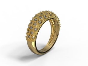 jewelry diamond ring jewellery jewelri rings rin gold silver jewel gem brilliant 3dprinting 3d printing perfect modern zbrush fashion 3d print model - Mito3D