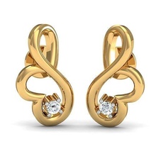 jewelry earrings earring small stud shine women beauty printable fashion gold silver trandy gems cad jewellery jewel diamond bracelet 3d print model - Mito3D