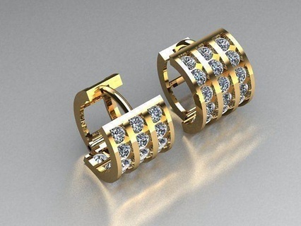joalheria brincos imprimível prata diamante jóia jóias ouro noivado brincosjóias Brincos 3djewelry 3dearrings argola joias diamantes brinco 3d print model - Mito3D