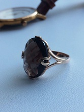 gioielli orecchini anello rauchtopaz gli rauch topazio oro 3d print model - Mito3D